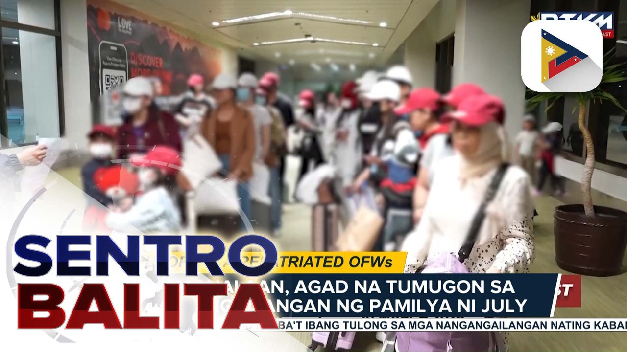 Mental health ng repatriated OFWs mula sa Middle East, kabilang sa mga tinututukan ng pamahalaan; repatriated OFW mula sa Qatar at kanyang pamilya, kabilang sa mga natulungan | ulat ni Steph Vicente - Radyo Pilipinas World Service