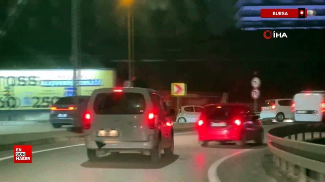 Bursa'da filmleri aratmayan hırsız-polis kovalamacası