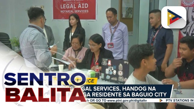 Isang unibersidad sa Baguio City, nagbigay ng libreng legal services sa mga residente ng lungsod | ulat ni Brigitte Marcasi Pangosfian - PTV Cordillera