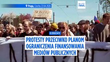 Czescy studenci protestują przeciwko rządowym planom ograniczenia finansowania mediów publicznych