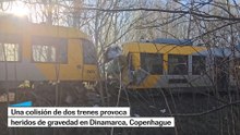 Así quedaron los trenes tras la colisión