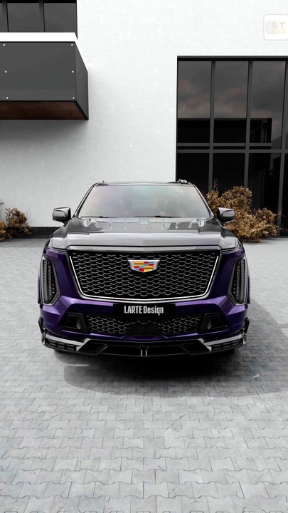 Brutaler Cadillac Escalade-V ESV Umbau aus Carbon 😈 #LuxurySUV #CarMods #AutoLiebe