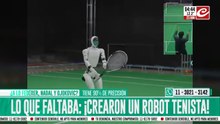 El Robot tenista la rompe y es furor en las redes sociales