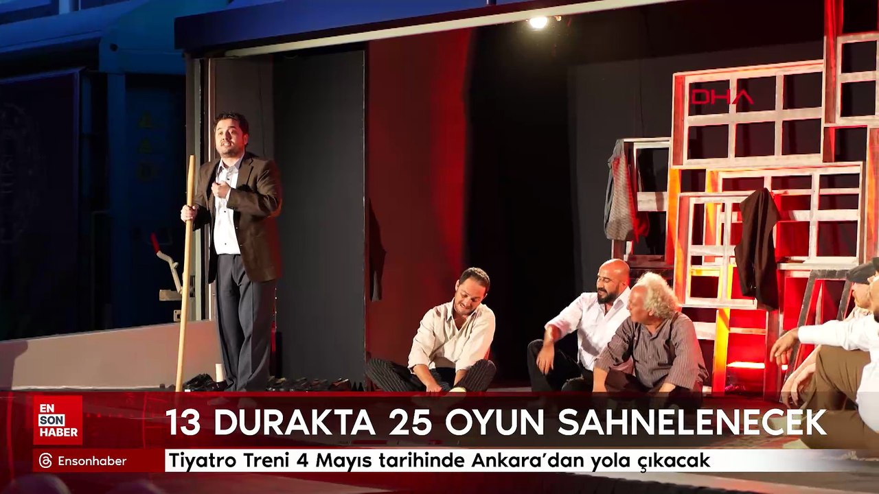 Tiyatro Treni 4 Mayıs tarihinde Ankara’dan yola çıkacak