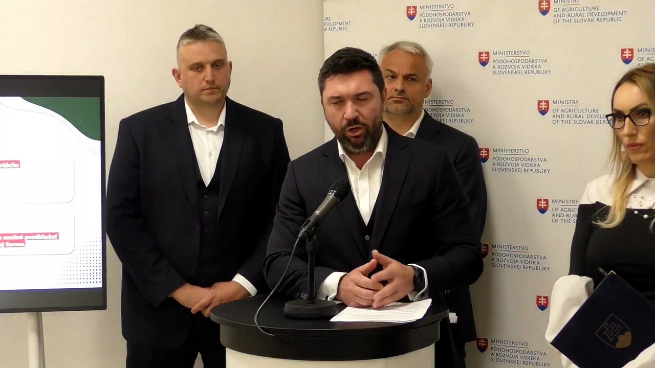 ZÁZNAM: R. Takáč: MPRV podporí bitúnky na ošípané a dobytok sumou tri milióny eur