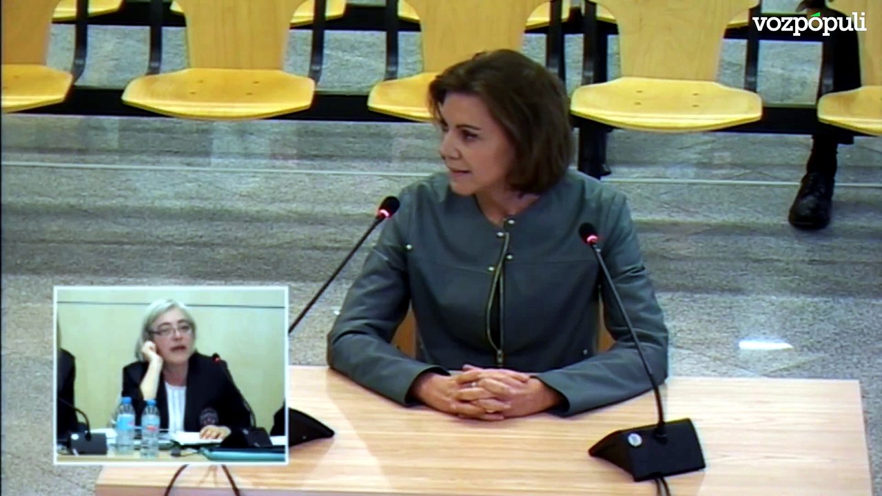 Cospedal, sobre si sabía de alguna actividad de búsqueda del señor Bárcenas perjudicial para el PP