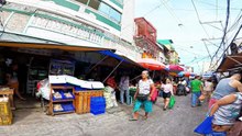 Everybody's Busy on Bilbao Street in Manila City in the Philippines