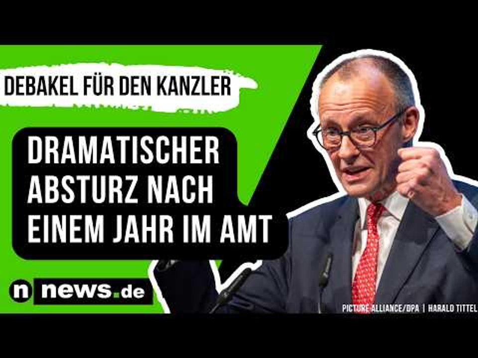 Debakel für Friedrich Merz: Dramatischer Absturz nach einem Jahr im Amt
