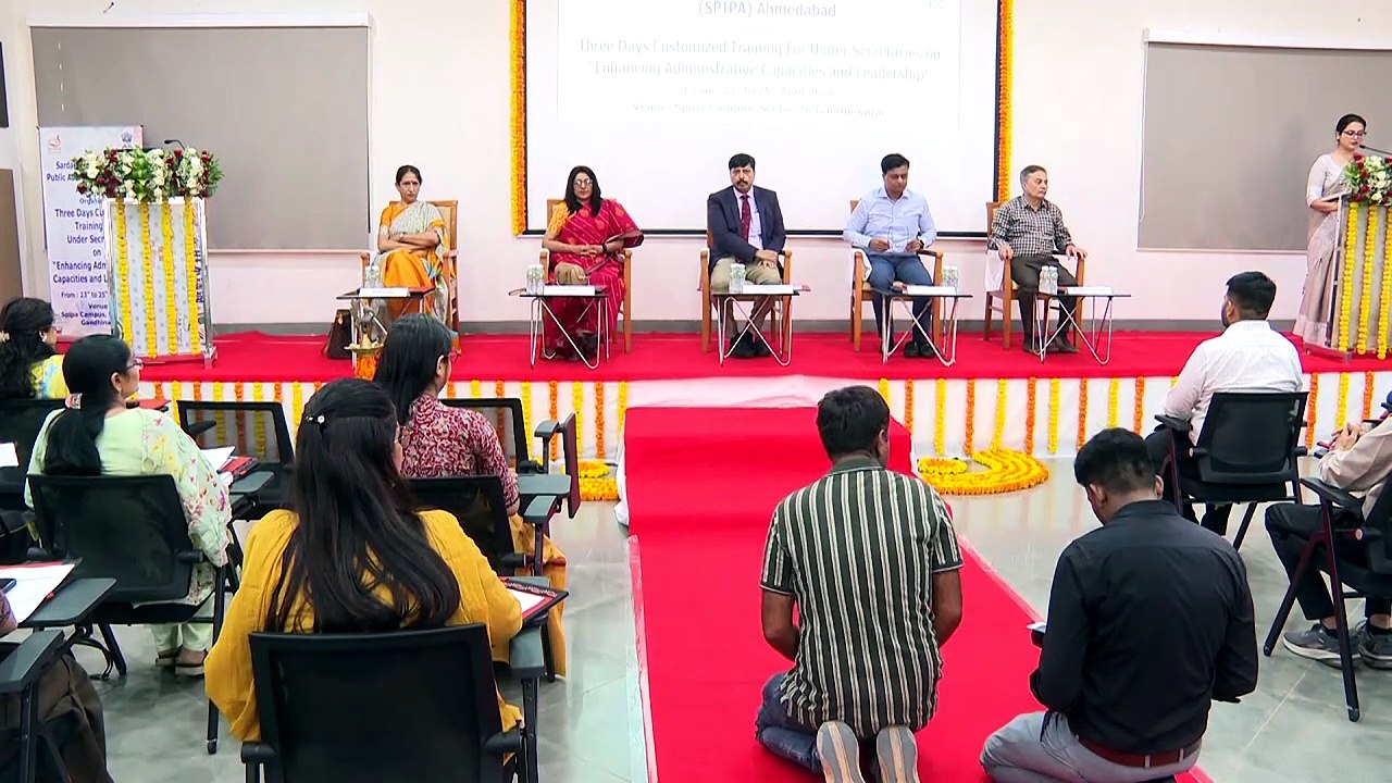 SPIPA 3 DAYS CUSTOMIZED TRAINING FOR UNDER SECRETARIES BY  MANOJ KUMAR DAS IN #GANDHINAGAR #GUJARAT