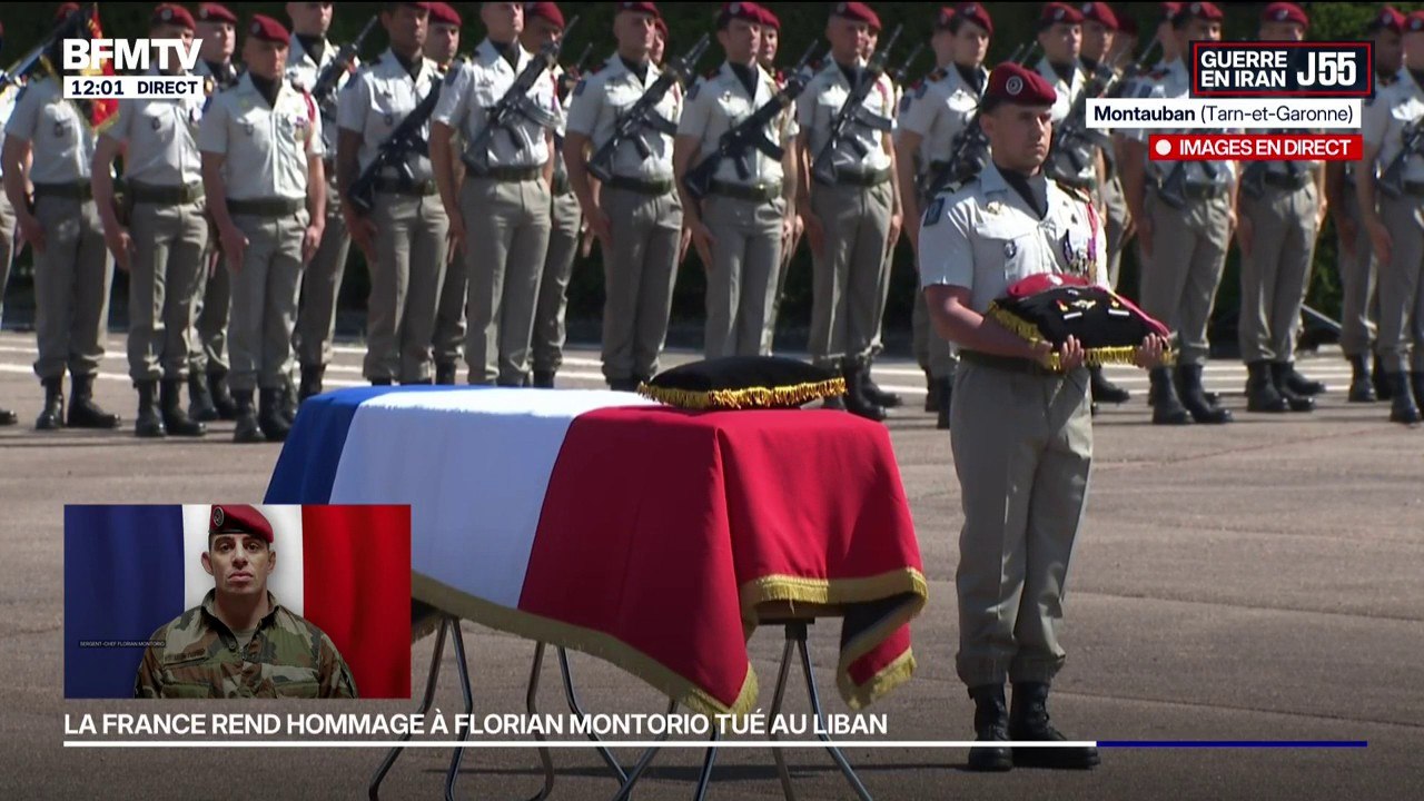 La Marseillaise entonnée en l'honneur de Florian Montorio, tué au Liban