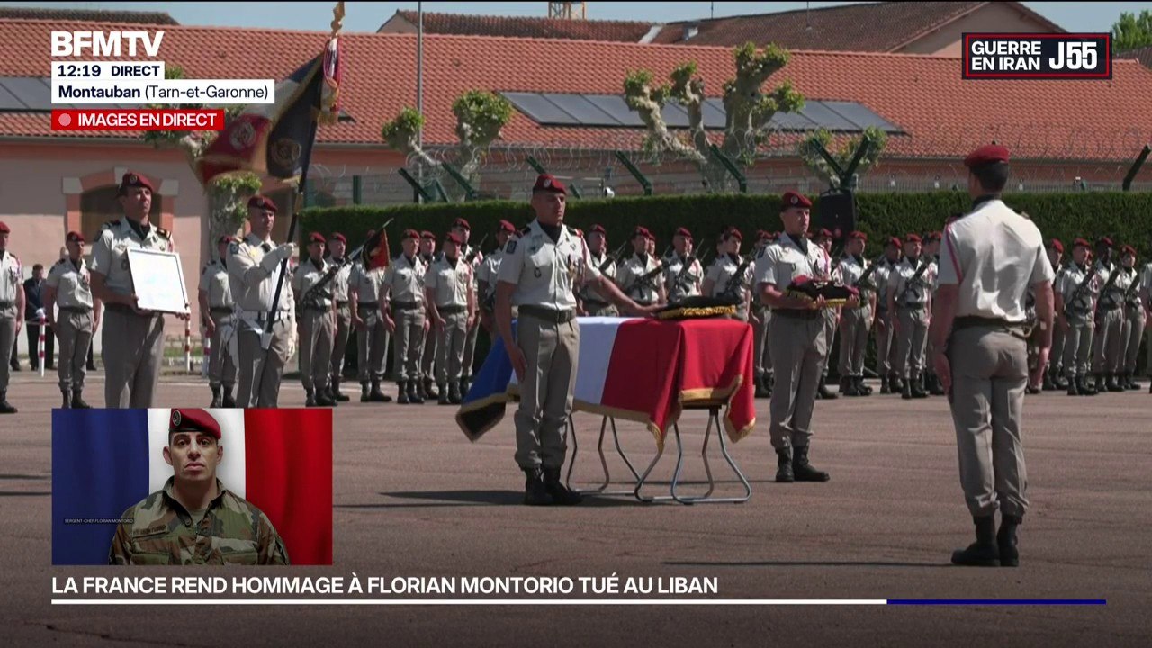 L'adjudant Florian Montorio, tué au Liban, reçoit la médaille militaire à titre posthume
