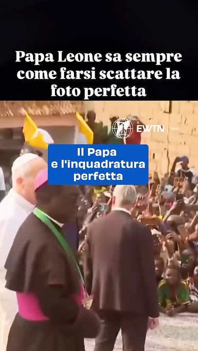 Il Papa e l'inquadratura perfetta