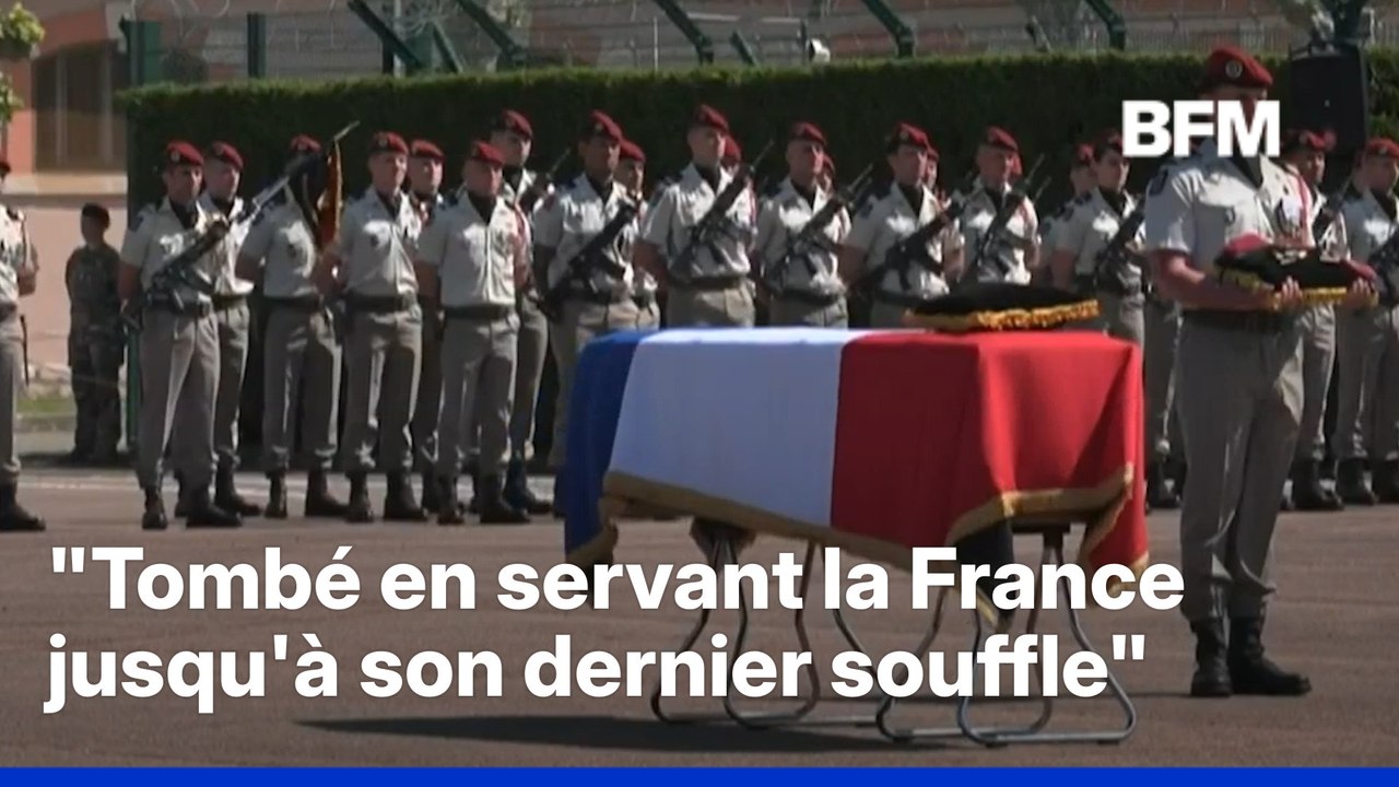 "Florian Montorio est tombé en servant la France jusqu'à son dernier souffle", déclare Catherine Vautrin
