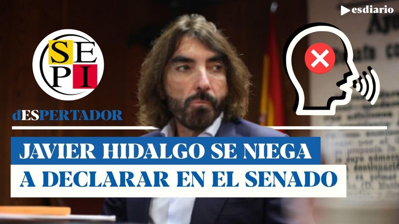 Javier Hidalgo mudo en el Senado: 'Ya hable en el Supremo" | ESdiario