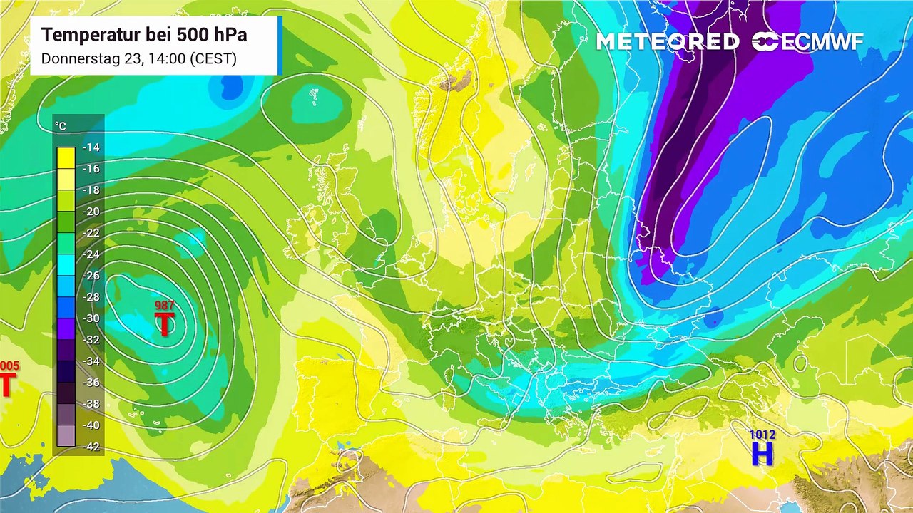 Eisige Höhenluft lauert! Immer wieder streift sie auch Deutschland!
