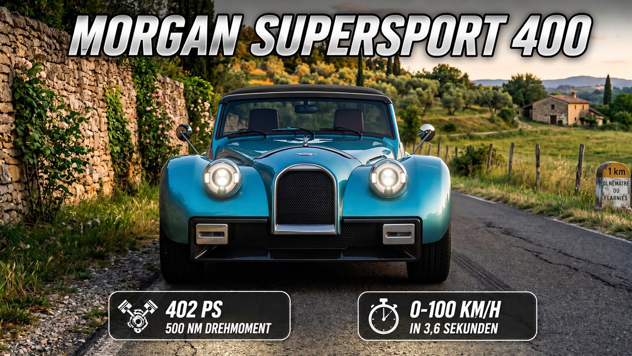 Morgan Supersport 400: Stärkster Serien-Morgan aller Zeiten