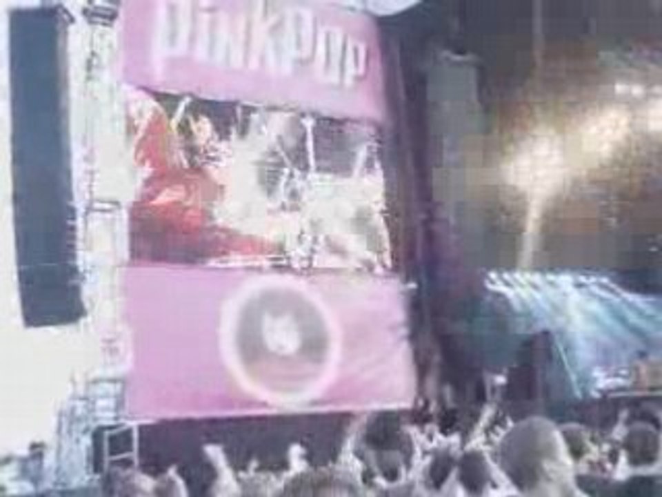 RATM Bombtrack intro Pinkpop 2008 holand