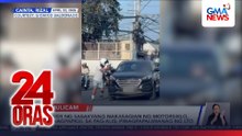 Driver ng sasakyang nakasagian ng motorsiklo, ‘di nagpapigil sa pag-alis; pinagpapaliwanag ng LTO | 24 Oras