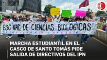 Estudiantes protestan contra director del IPN; exigen regreso de recursos sustraídos