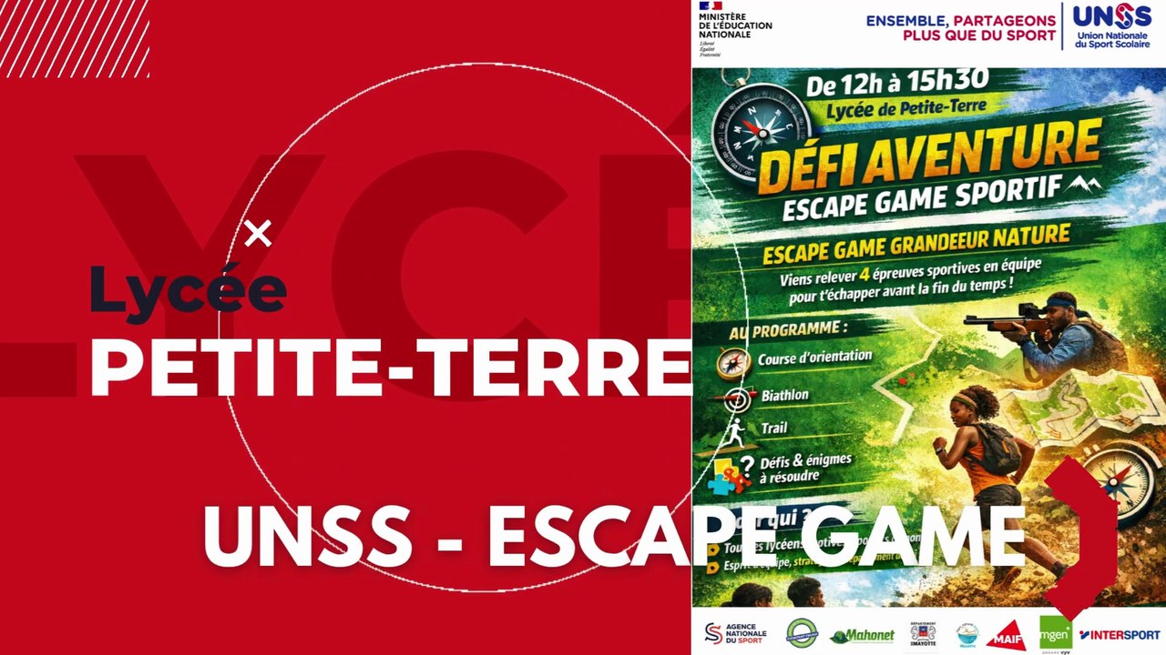 UNSS escape game 2026