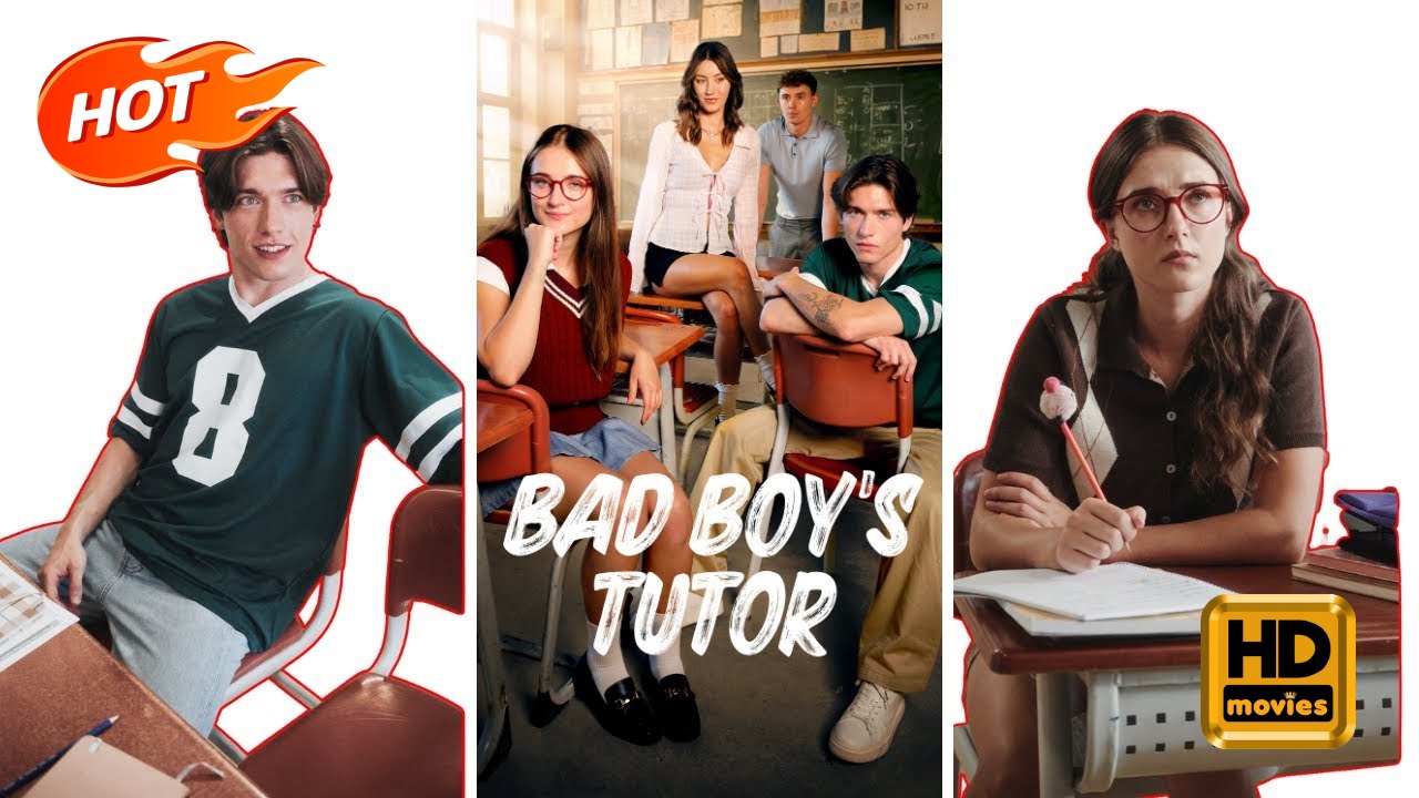Bad Boy's Tutor | Full Movie HD - Romantic USA Ice Rink Campus Pool Contemporary All Ages Athlete Student Enemies to Lovers Fake Relationship Drama Films