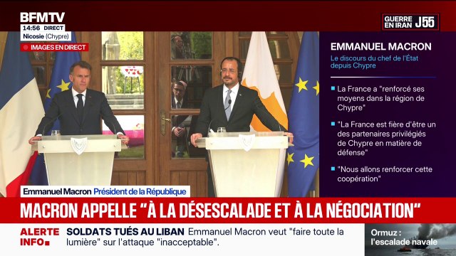 Liban: nous œuvrons tous pour que le cessez-le-feu soit prolongé explique Emmanuel Macron
