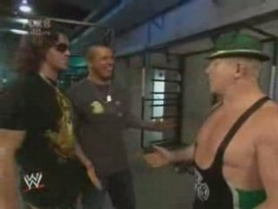 John Morrison & The Miz Backstage 6/6/08