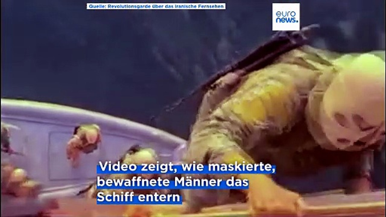 Iran zeigt Propagandavideo einer Schiffsbeschlagnahmung in der Straße von Hormus