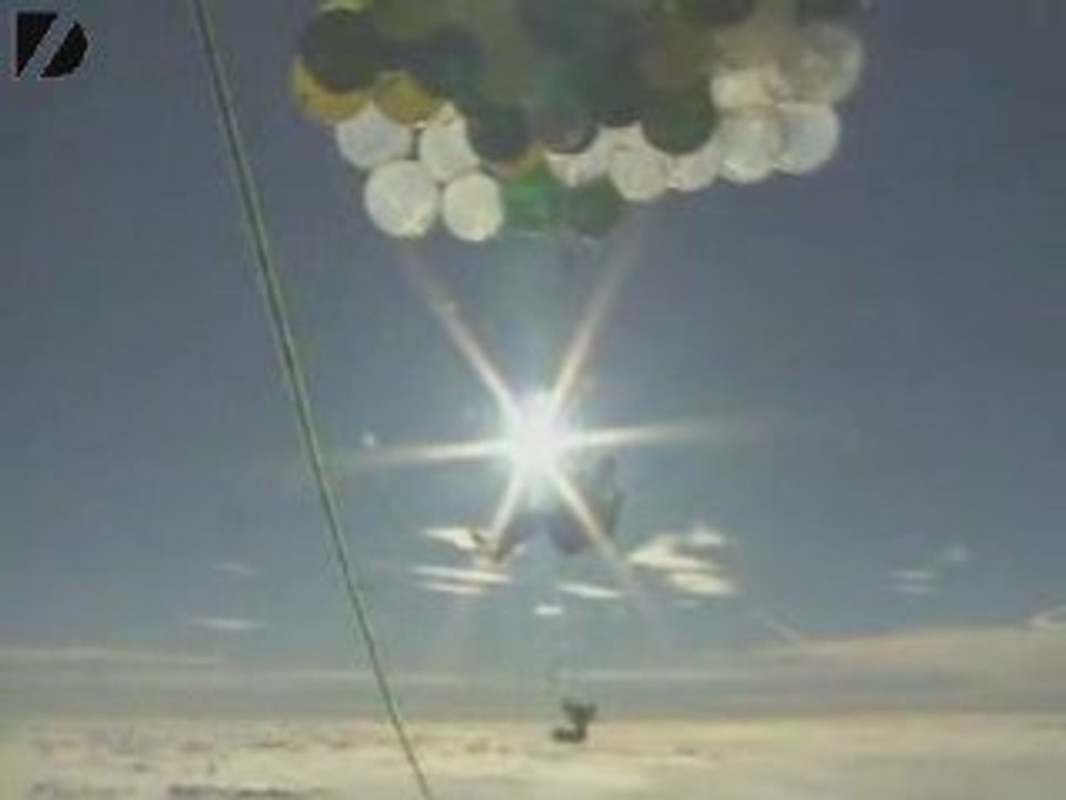 Helium balloon ride