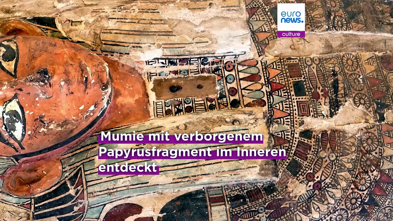 Ägypten: spanische archäologen finden "ilias" von homer bei einer mumie
