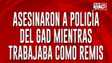 Policía fue asesinado por delincuentes mientras trabajaba de remisero