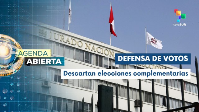 Agenda Abierta 23-04 JNE desestima elecciones complementarias en Perú