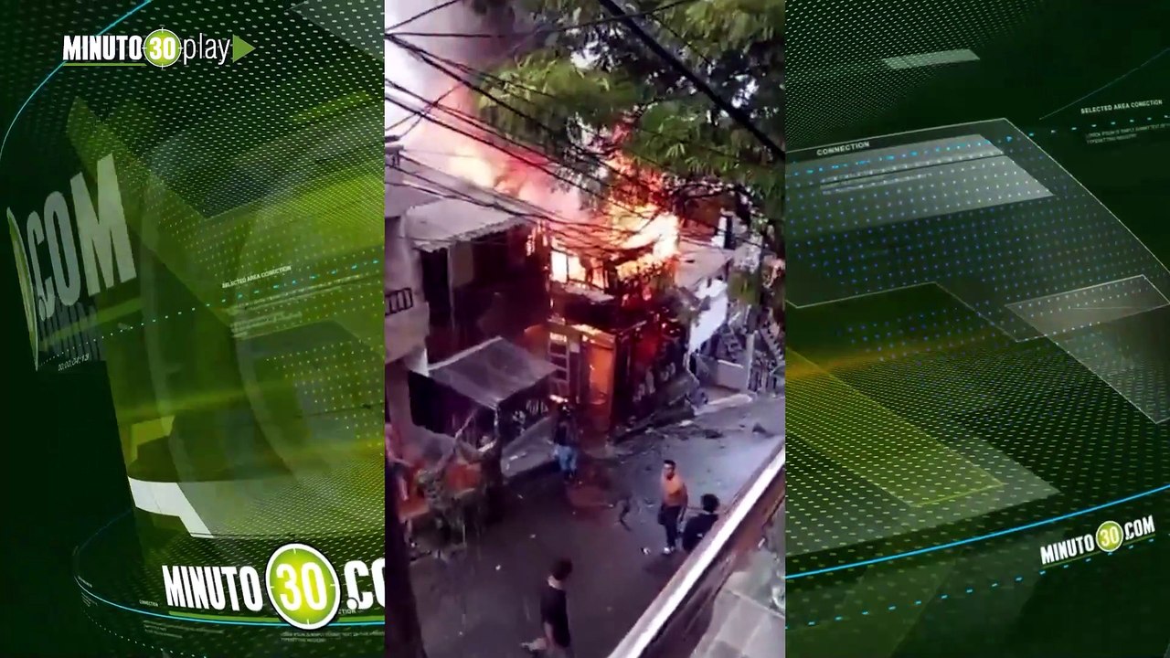 Incendio en el barrio Versalles de Manrique deja dos viviendas afectadas; no se reportan lesionados