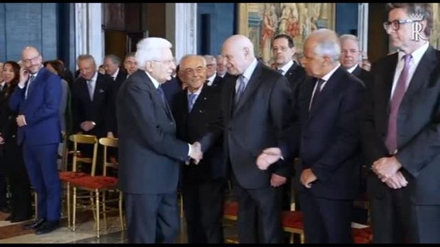 Mattarella a cerimonia al Quirinale 70 anni Corte Costituzionale