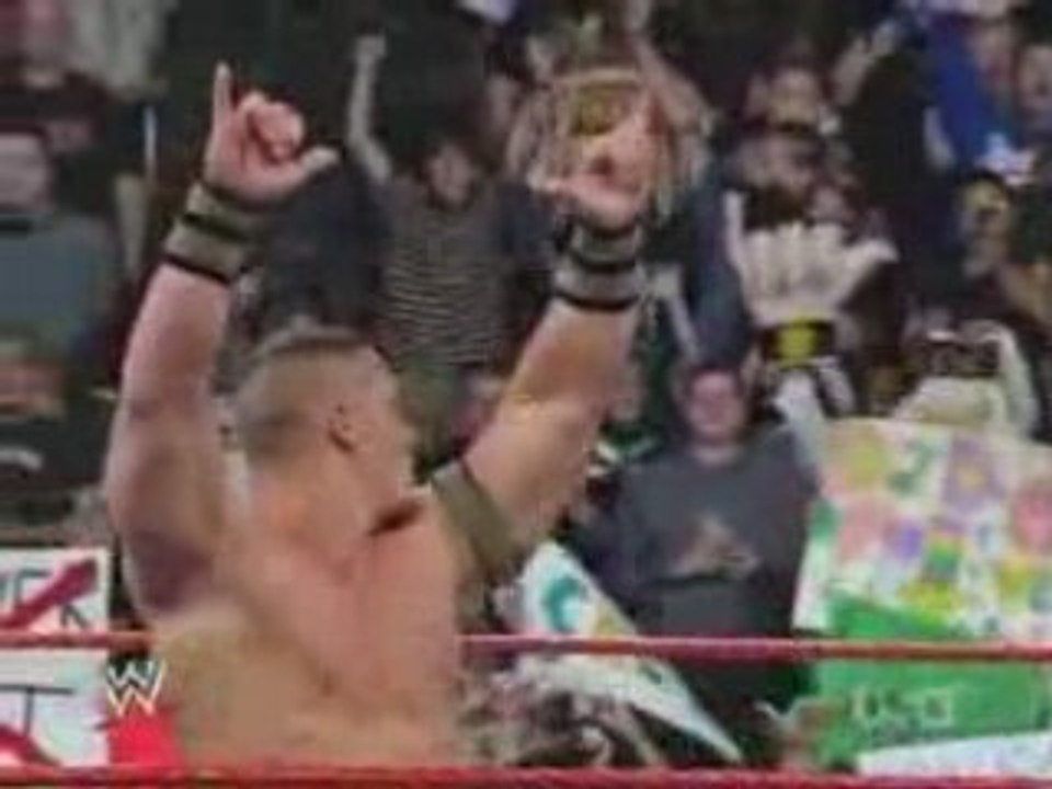 John Cena vs JBL 1/2 - Raw 6/9/08