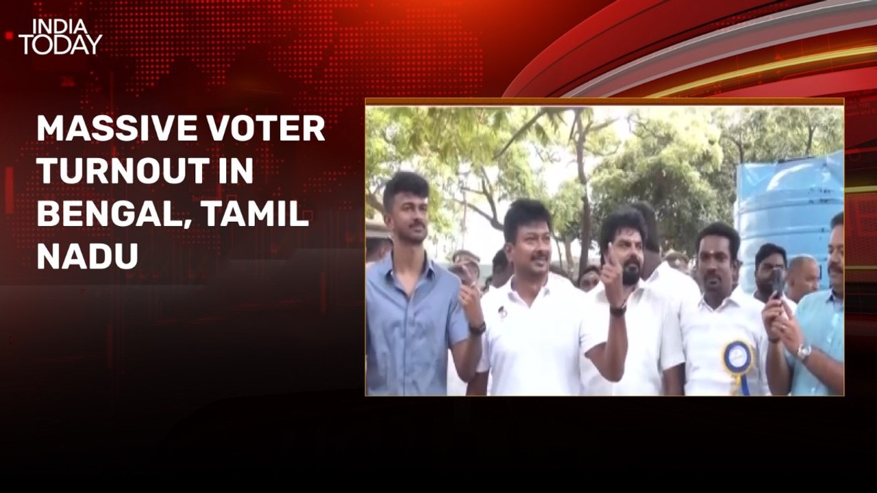 Bumper voting in Bengal, Tamil Nadu assembly po...