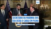Secretário da Marinha dos EUA deixa cargo em plena guerra com o Irão