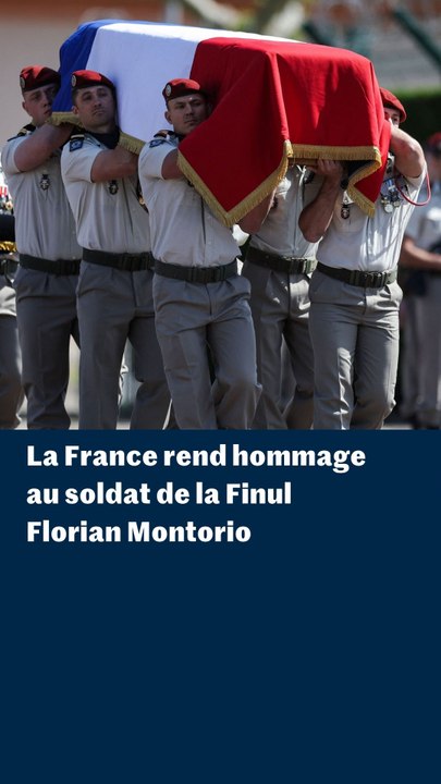 Un hommage national rendu au sergent-chef Florian Montorio, mort au Liban