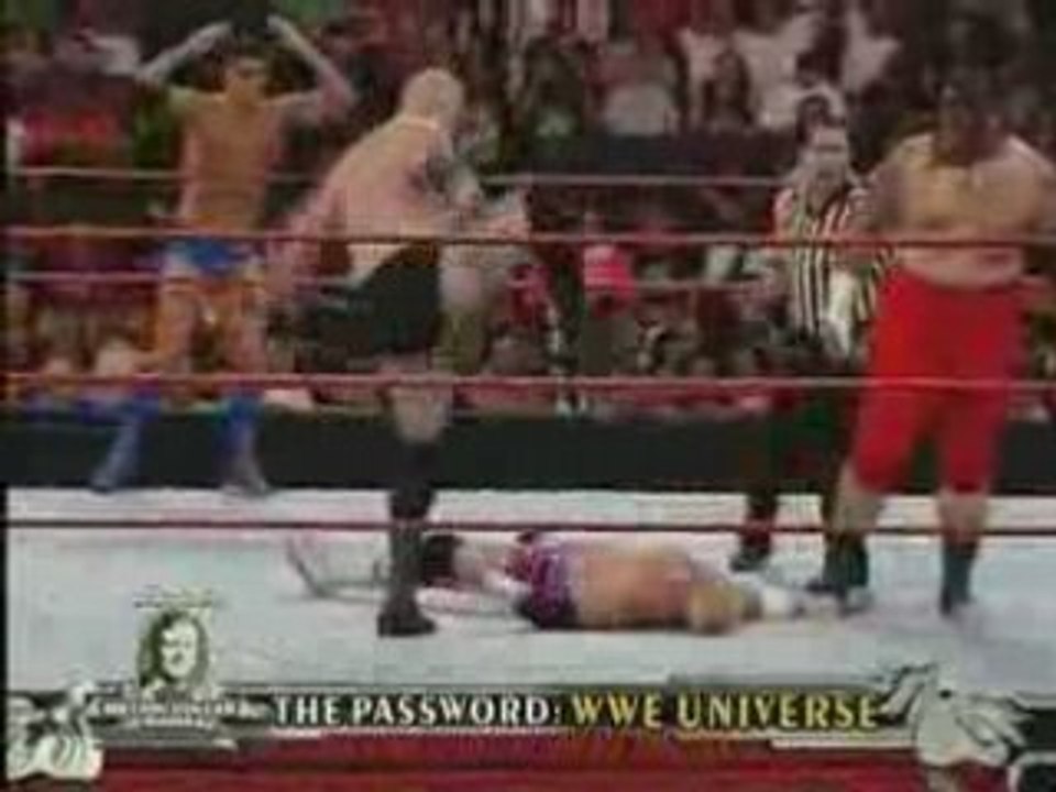 Umaga & Snitsky vs Cody Rhodes & Hardcore Holly - Raw 6/9/08