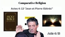 Actes 4: 13 ‘’Jean et Pierre Illétrés’’