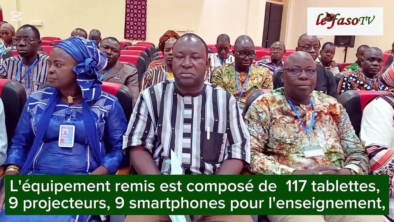 Burkina : Neuf instituts de formation d’enseignants dotés en équipements informatiques