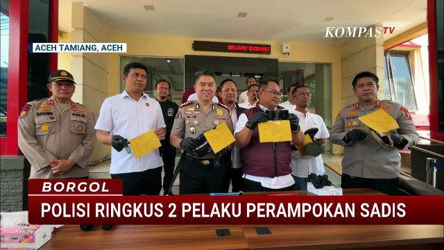 Detik-Detik Polisi Tangkap 2 Perampok Sadis di Aceh Tamiang dan Deli Serdang