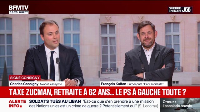 SIGNÉ CONSIGNY - Le PS est en décalage total avec ce dont on a besoin aujourd'hui , juge Charles Consigny, avocat et essayiste