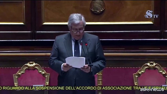 Tajani: Contro i coloni valutiamo stop import da Territori occupati