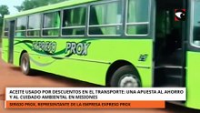 Aceite usado por descuentos en el transporte: una apuesta al ahorro y al cuidado ambiental