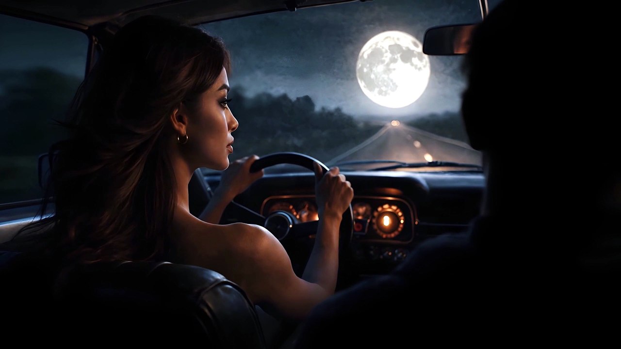 To The Moon: A Spontaneous Night Journey | Official Music Video #Blues #BluesMusic #ChillMusic