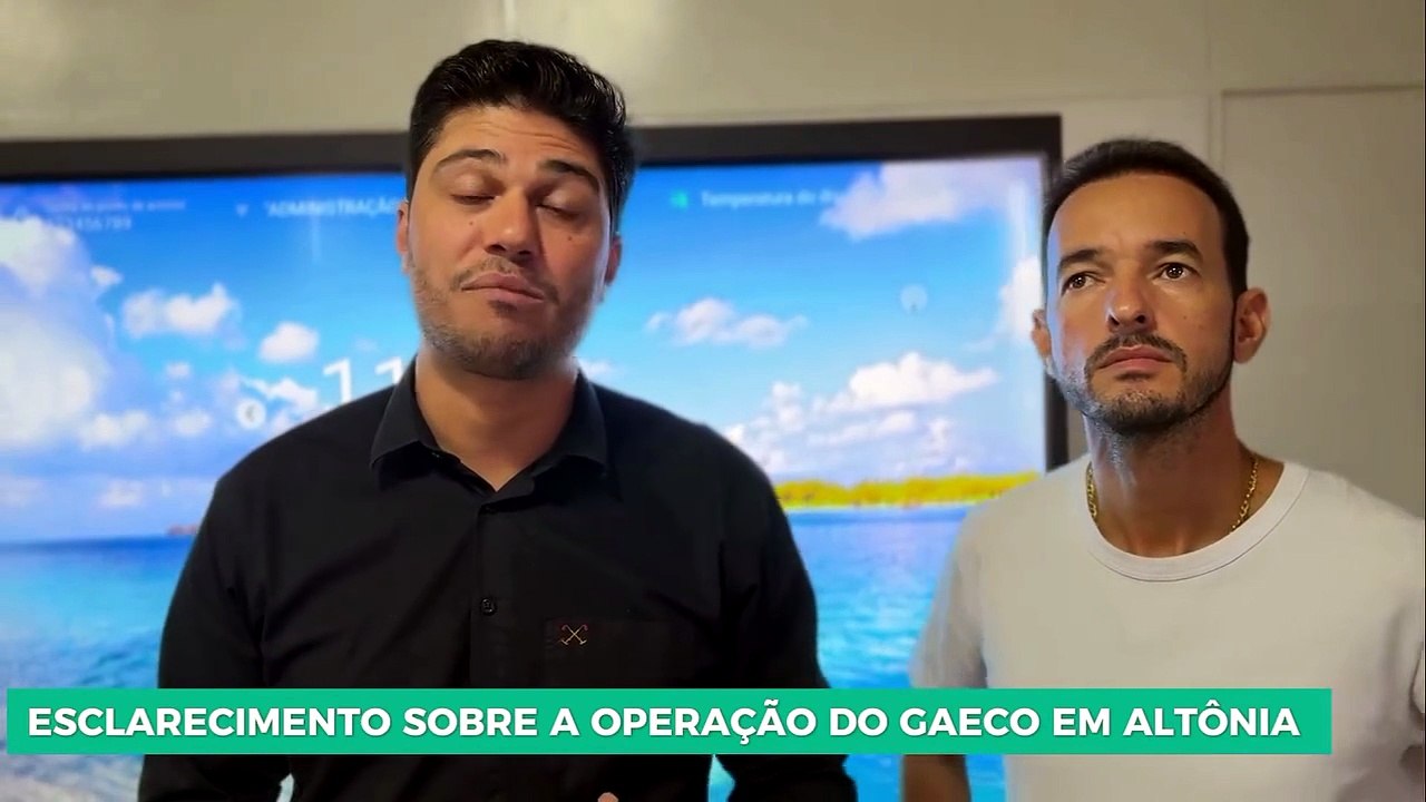 Prefeito de Altônia diz que operação do Gaeco mira empresa, não a prefeitura