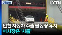 인천 자동차 수출 물동량 유지...어시장은 '시름' / YTN