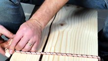 DIY method of repairing cracked wood🛠️