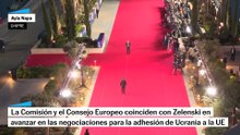 Zelenski, sobre la adhesión de Ucrania a la UE: "Estamos listo, creo que la UE también"